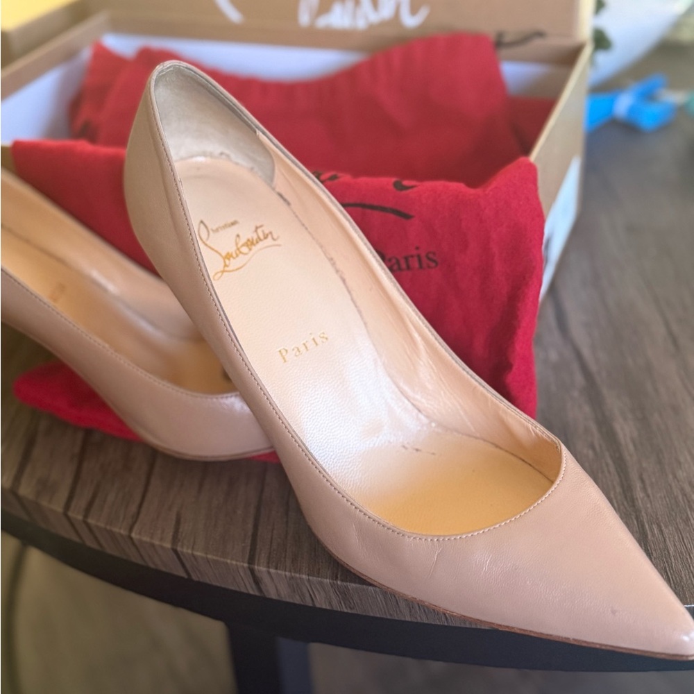 Saks Fifth Avenue Decoltish 85 Nappa Shoes